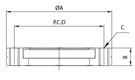 tapped flange